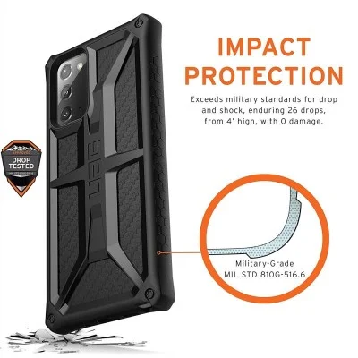 Cover Samsung Note 20 Monarch Case Uag - Carbon Fiber